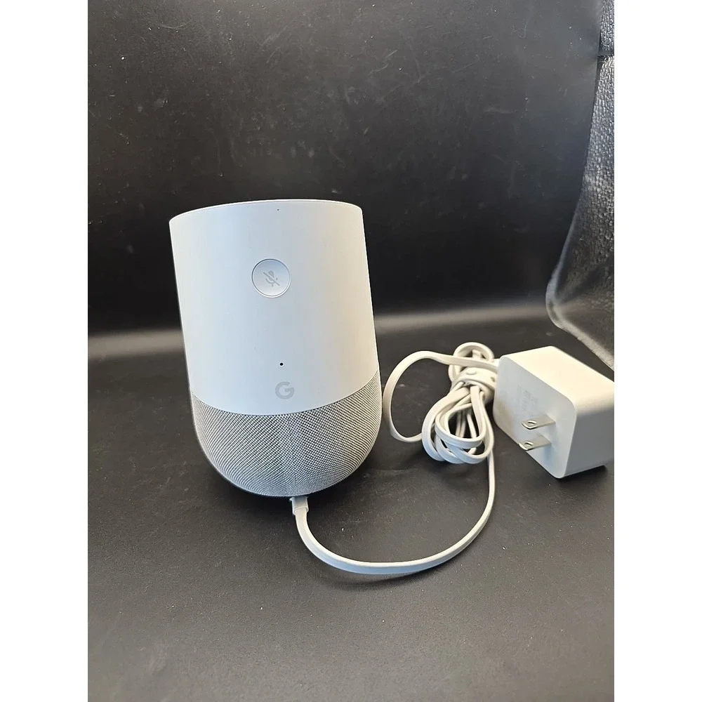 Google Home Smart Assistant SPEAKER VOICE Google ASSIST White Slate